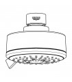 Sistema de chuveiro Grohe NTempCosmop 100 IV chuveiro de parede 9,5 l