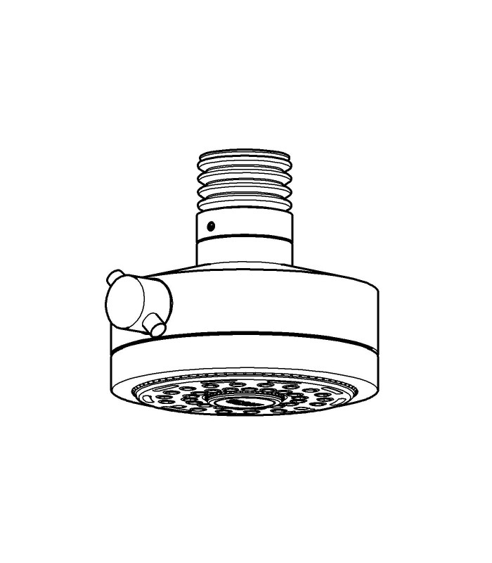 Compra online Sistema de chuveiro Grohe Relexa Plus 130 Top 4j chuveiro de parede 9,5l en oferta al mejor precio