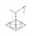 Sistema de chuveiro Grohe RSH série F Chuveiro de teto de 10"
