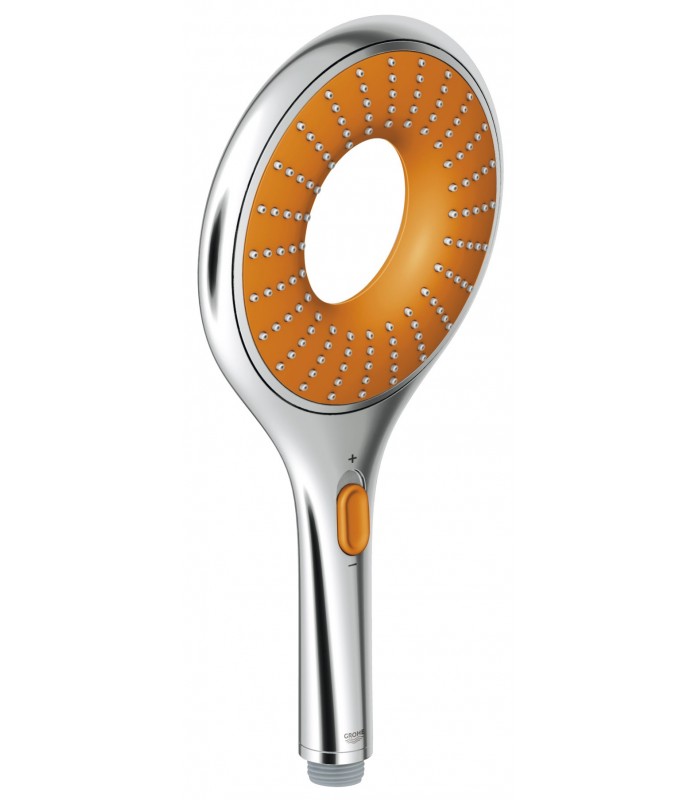 Compra online Sistema de ducha Grohe Rainshower Icon 150 teleducha Naranja 2 chorros (27444000) en oferta al mejor precio