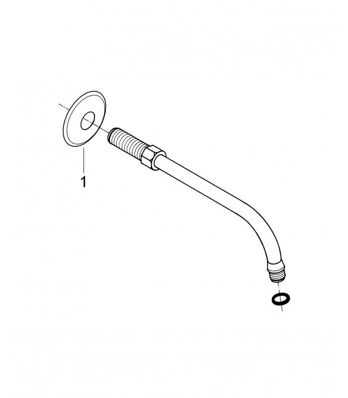 Compra online Grohe Relexa Brazo de ducha de 218 mm (27406000) en oferta al mejor precio