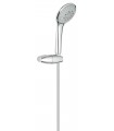 Sistema de ducha Grohe Euphoria 110 Champagne conjunto con soporte 3 barras (27355000)