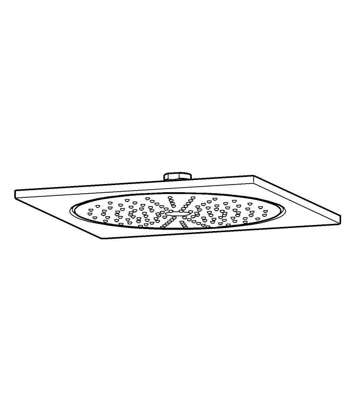 Compra online Sistema de chuveiro Grohe RSH série F Chuveiro de parede de 10" en oferta al mejor precio