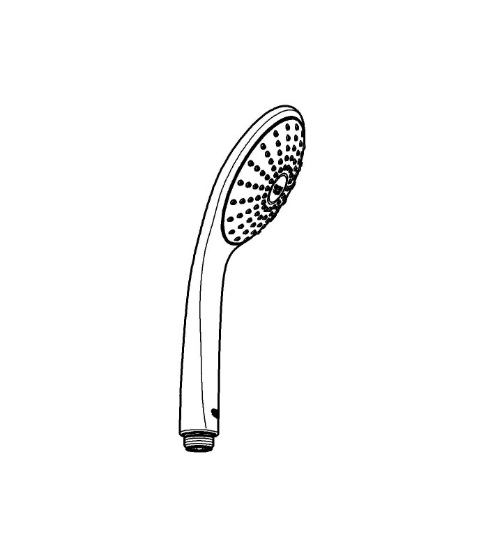 Compra online Chuveiro de mão Grohe Euphoria 110 Mono sistema de chuveiro en oferta al mejor precio