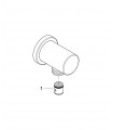 Sistema de ducha Grohe Codo de Salida con Florón Rainshower (27057000)