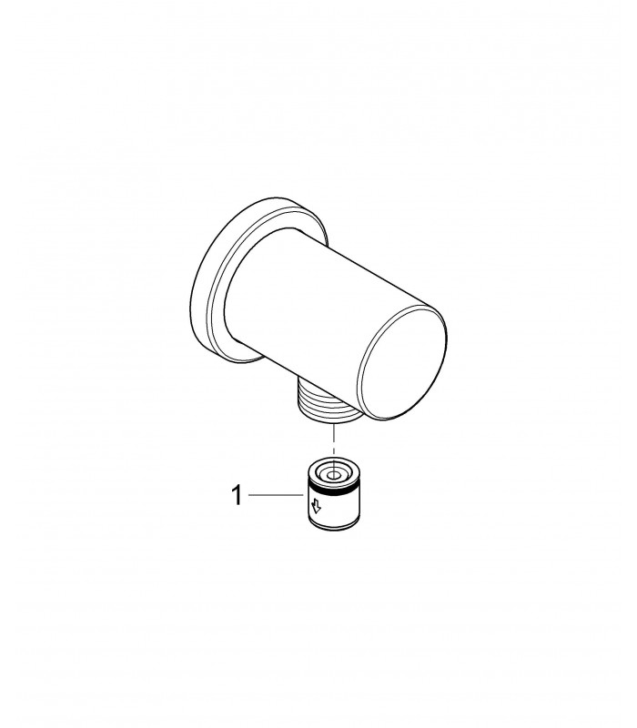 Compra online Sistema de ducha Grohe Codo de Salida con Florón Rainshower (27057000) en oferta al mejor precio