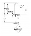 Grifo lavabo Grohe Eurocube Ecojoy 180mm XL (23406000)