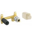 Mecanismo e sistema integrado Grohe para misturador monocomando de lavatório de parede