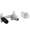 Mecanismo e sistema integrado Grohe para misturador monocomando de lavatório de parede