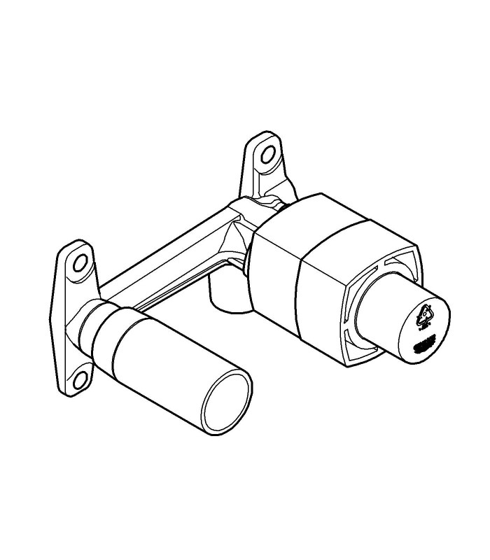Compra online Mecanismo e sistema integrado Grohe para misturador monocomando de lavatório de parede en oferta al mejor precio