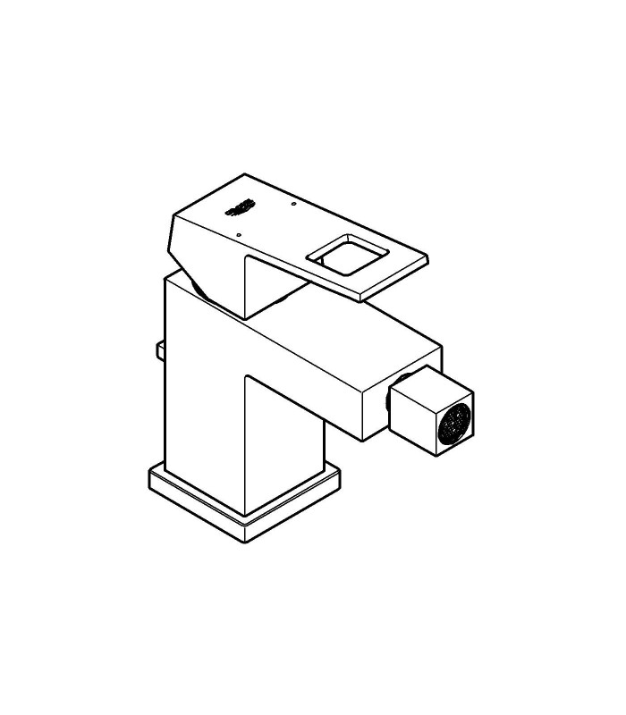 Compra online Grifería para baño Grohe EUROCUBE MONOMANDO BIDE 28mm vaciador S en oferta al mejor precio