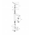 Misturador monocomando para lavatório Grohe Allure Brilliant tamanho XL 1/2" (23114000)