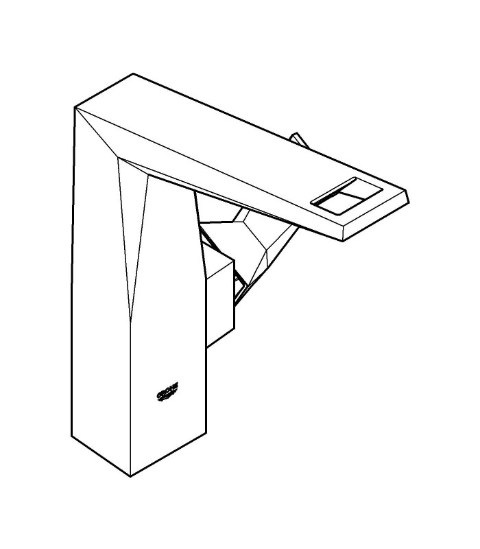 Compra online Misturador monocomando para lavatório Grohe Allure Brilliant 1/2", tamanho L (23112000) en oferta al mejor precio