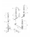 Misturadora de lavatório Grohe Lineare de cano baixo S (20304000)