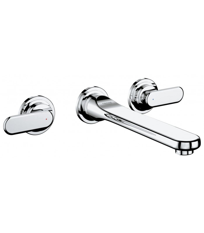 Compra online Torneira de banheiro Grohe Veris, misturador de pia de parede, bico de 200 mm, M (20195000) en oferta al mejor precio