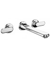 Grifería para baño Grohe Veris bateria lavabo mural caño 200mm M (20195000)