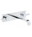 Grifería para baño Grohe Allure batería lavabo mural caño 220mm (20193000)