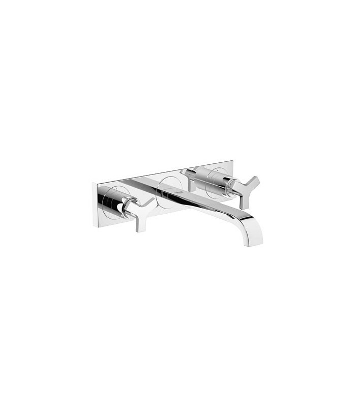 Compra online Grifería Grohe Allure batería lavabo mural caño 220 (20192000) en oferta al mejor precio
