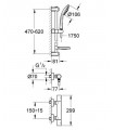 Grifo GROHE ducha Grohtherm 1000 Termostato de ducha 1/2"