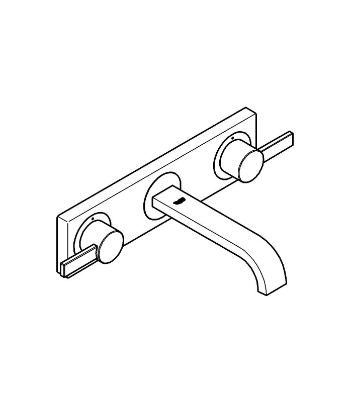 Compra online Torneira de banheiro Grohe Allure lavatório de parede com bateria S (20189000) en oferta al mejor precio