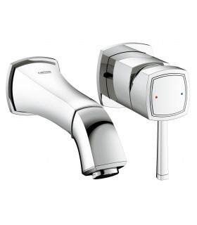 Grifería para baño Grohe Grandera monom. lav. mural caño 177mm S (19929000)