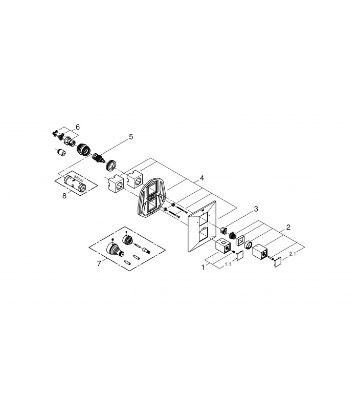 Compra online Termostato Grohe ALLURE BRILL TERMOSTATO emp baño-ducha en oferta al mejor precio