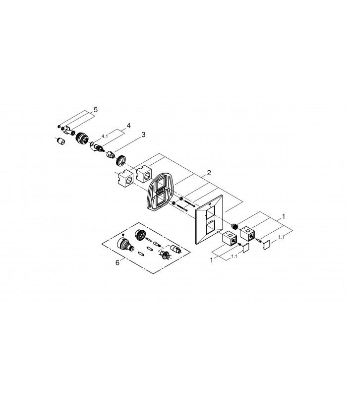 Compra online Termostato Grohe ALLURE BRILLIANT com TERMOSTATO DE CHUVEIRO en oferta al mejor precio