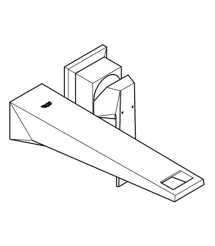 Compra online Monoomando Grohe para empotrar de la gama ALLURE BRILLANT  con CAÑO 220M talla M (19783000) en oferta al mejor precio