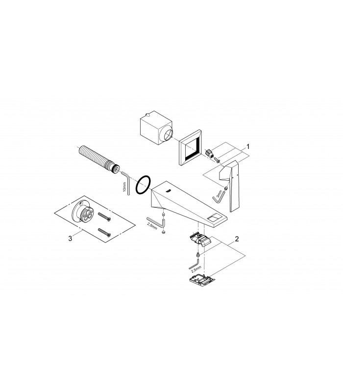 Compra online Monomando empotrado Grohe ALLURE BRILLANT CAÑO 172MM S (19781000) en oferta al mejor precio