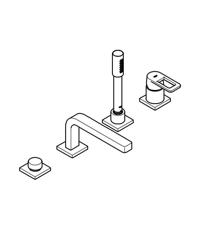 Compra online Torneira de banheiro Grohe Quadra Comb. Monomórfico. Banheira de 4 furos en oferta al mejor precio