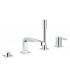 Grifería para baño Grohe Lineare Comb. Monom. Bañera 4 agujeros
