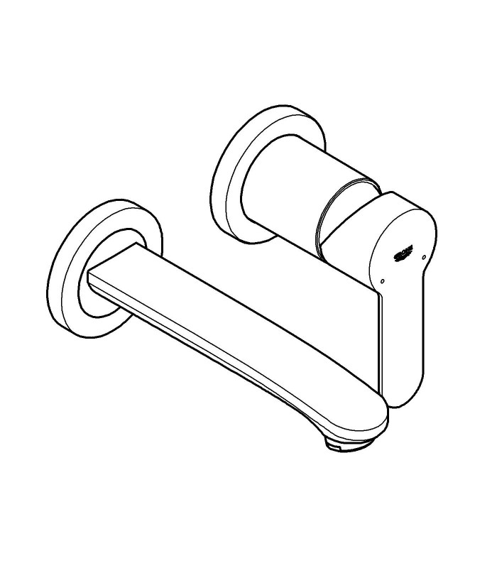 Compra online Grifería para baño Grohe Eurostyle C Mono. Lav mural caño 171mm S en oferta al mejor precio