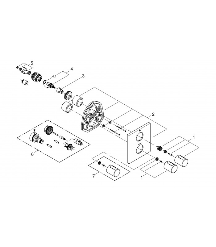 Compra online Termostato Grohe Grotherm 3000 Cosmopolitan de ducha (19568000) en oferta al mejor precio