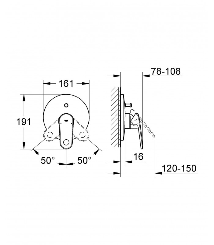 Compra online Misturadora de duche GROHE Europlus (19536002) en oferta al mejor precio