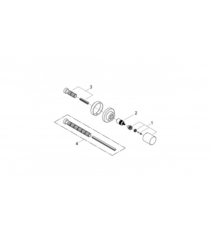 Compra online Válvula de corte do termostato Grohe Grohtherm 3000C parte externa en oferta al mejor precio
