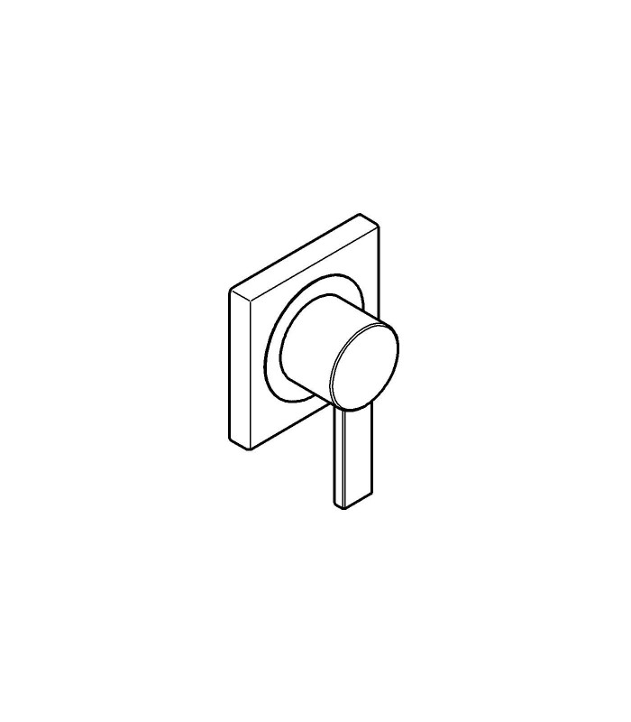 Compra online Grifería para baño Grohe Allure llave de paso mando en palanca en oferta al mejor precio