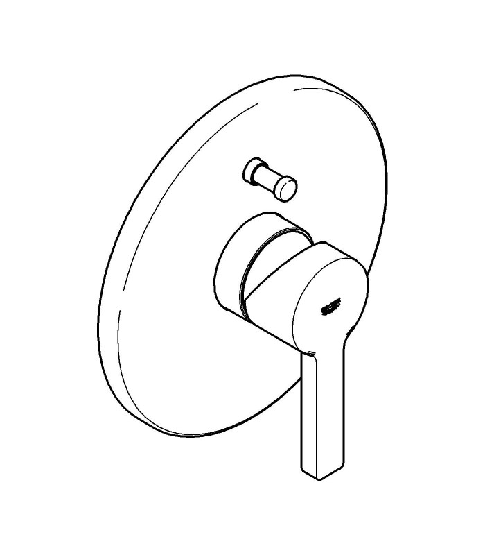 Compra online Grifería para baño Grohe Lineare  Monomando B / D  Emp.Part. Ext. en oferta al mejor precio