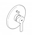 Torneira para banheiro Grohe Lineare, monocomando, pacote B/D Emp.Part. Ext.