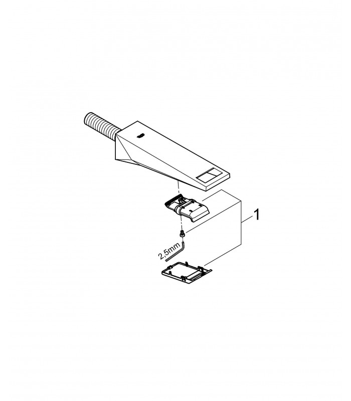Compra online Bica de banheira de parede Grohe Allure Brilliant (13299000) en oferta al mejor precio