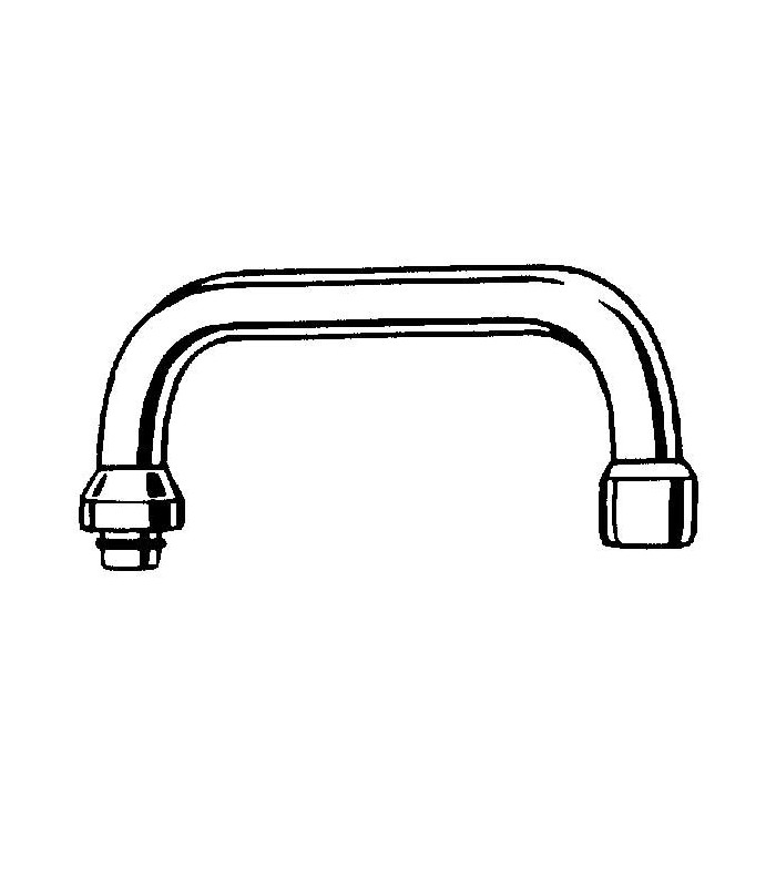 Compra online Torneira de banheiro Grohe Costa com bica de pia montada na parede 200 mm 3/4" en oferta al mejor precio