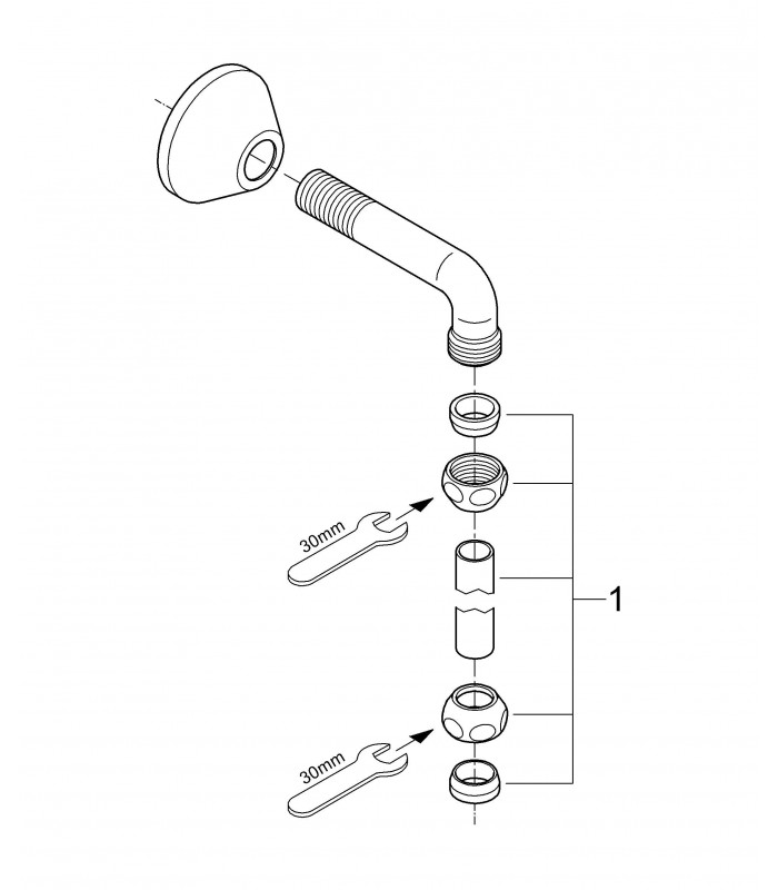 Compra online Recambios y piezas Grohe Codo de salida en oferta al mejor precio