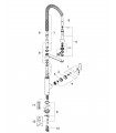Grifo de cocina Grohe K7 monomandofreg.Profesionalfesional cromo mate