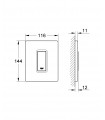 Recambio y accesorio sanitario Grohe Skate Cosmopolitan rectangular