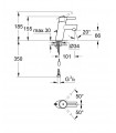 Torneira de banheiro Grohe Concettolavabo 28mm corrente S