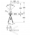 Torneira extraível Grohe Minta mate (32168DC0)