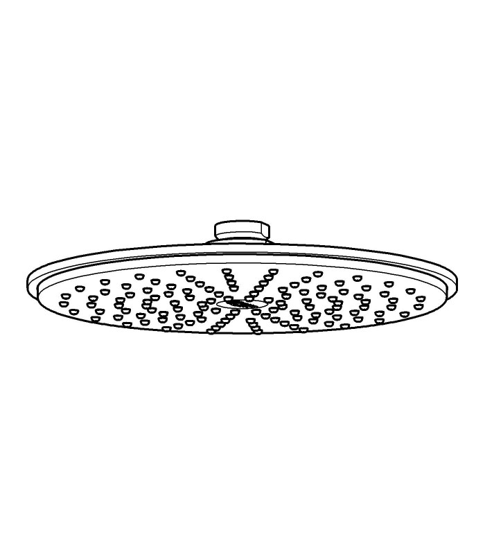 Compra online Sistema de chuveiro Grohe Rainshower 210 Cosmopolitan chuveiro de parede (28368LS0) en oferta al mejor precio