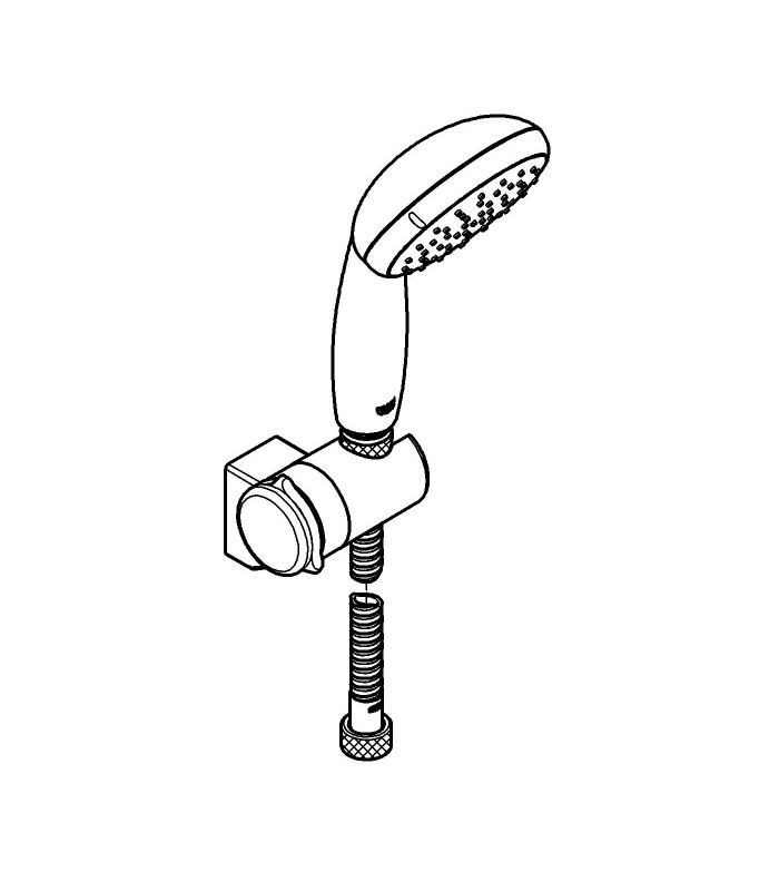 Compra online Sistema de ducha Grohe New tempesta conj soporte reg. 2j eco en oferta al mejor precio