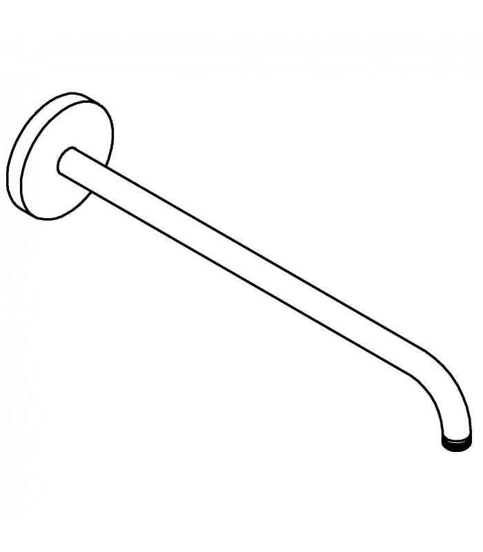Compra online Sistema de ducha Grohe Brazo de ducha Rainshower 422mm blanco en oferta al mejor precio