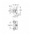 Torneira de banheiro Grohe Eurodisc com joystick de chuveiro monocomando (23430LS0)