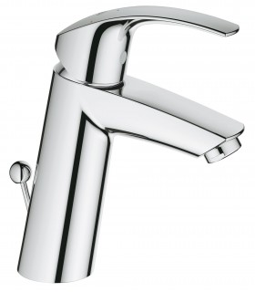 Grifería para baño Grohe Eurosmart lavabo 28mm med SilkES vaciador M